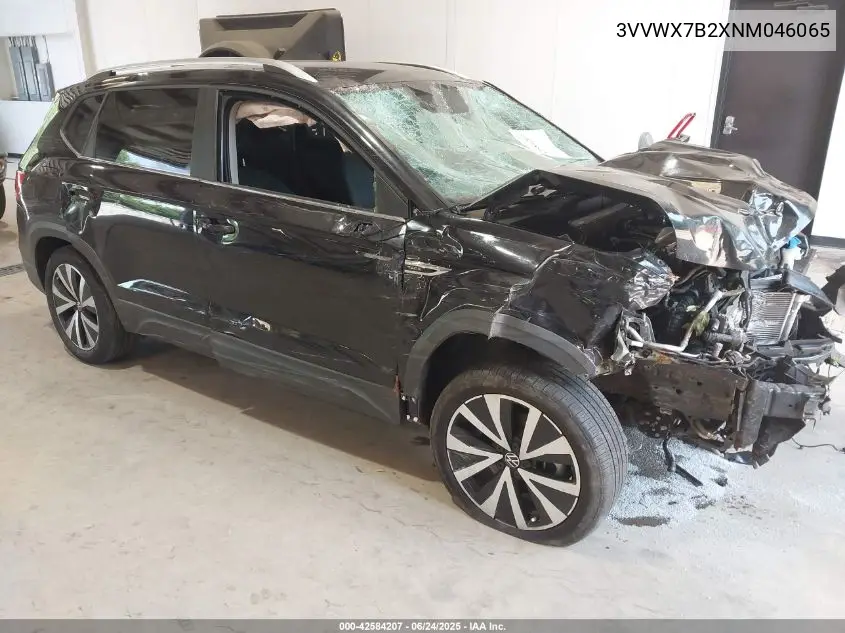 2022 Volkswagen Taos 1.5T Se VIN: 3VVWX7B2XNM046065 Lot: 42584207