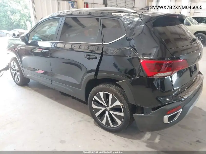 2022 Volkswagen Taos 1.5T Se VIN: 3VVWX7B2XNM046065 Lot: 42584207
