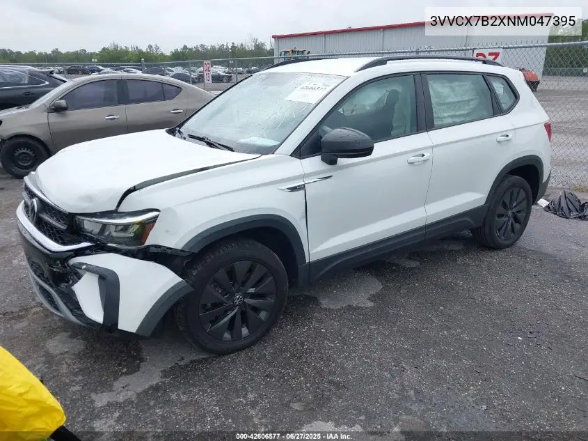 2022 Volkswagen Taos 1.5T S VIN: 3VVCX7B2XNM047395 Lot: 42606577