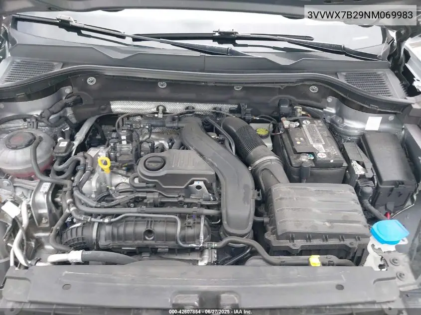 2022 Volkswagen Taos 1.5T Se VIN: 3VVWX7B29NM069983 Lot: 42607854