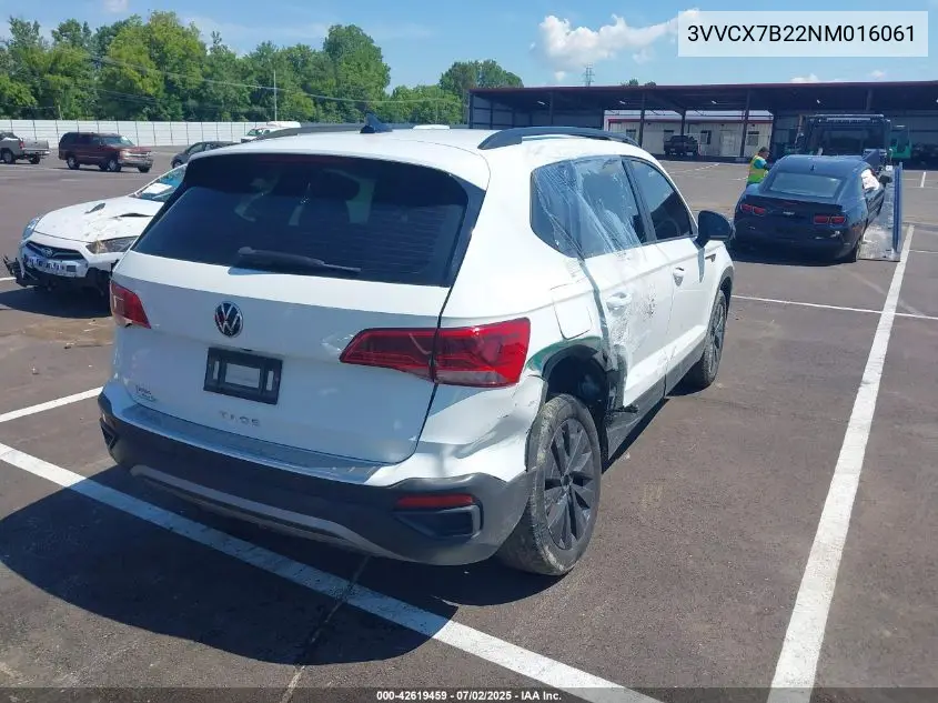 2022 Volkswagen Taos 1.5T S VIN: 3VVCX7B22NM016061 Lot: 42619459