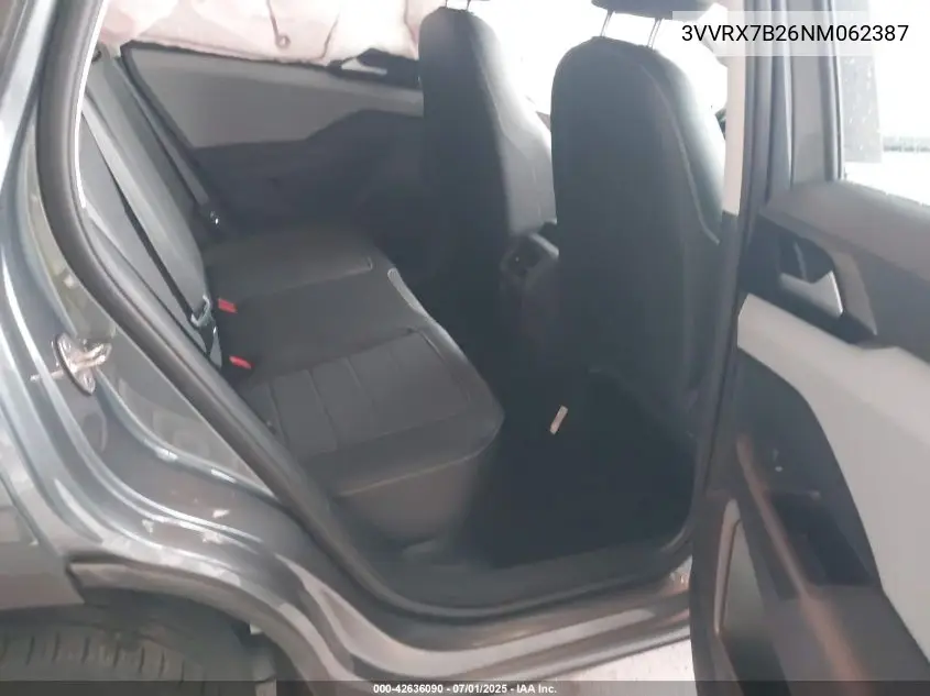 2022 Volkswagen Taos 1.5T Se VIN: 3VVRX7B26NM062387 Lot: 42636090