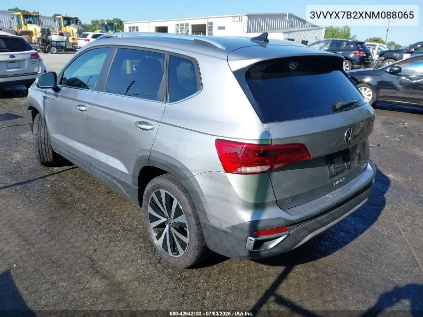 2022 Volkswagen Taos 1.5T Se VIN: 3VVYX7B2XNM088065 Lot: 42642153