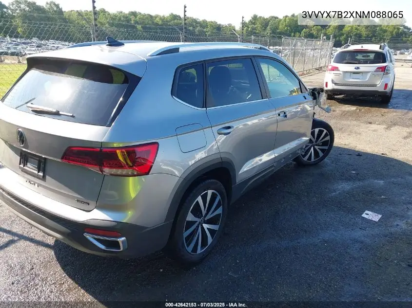 2022 Volkswagen Taos 1.5T Se VIN: 3VVYX7B2XNM088065 Lot: 42642153