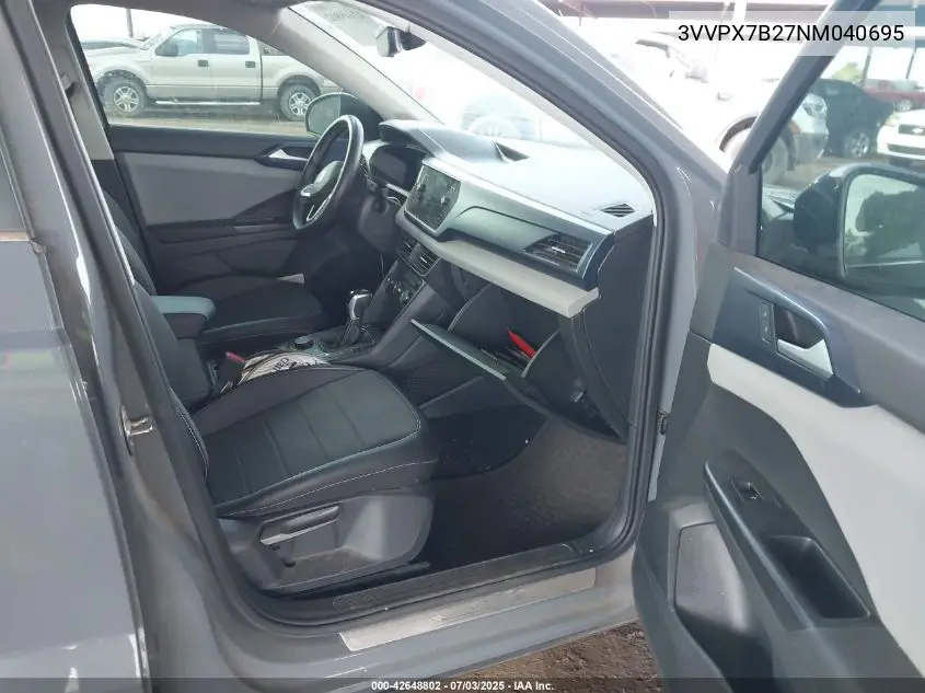 2022 Volkswagen Taos 1.5T Se VIN: 3VVPX7B27NM040695 Lot: 42648802