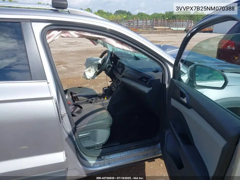 2022 Volkswagen Taos 1.5T Se VIN: 3VVPX7B25NM070388 Lot: 42708530