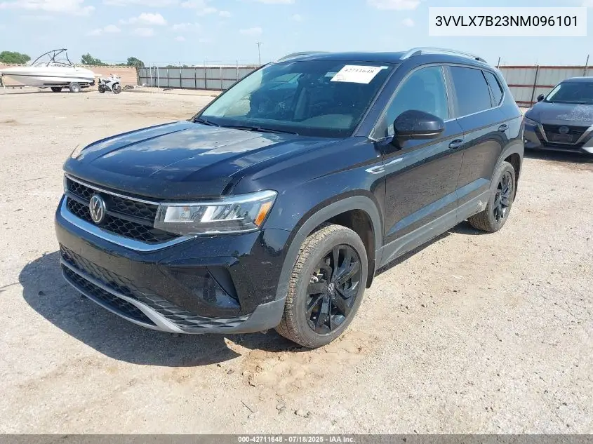 2022 Volkswagen Taos 1.5T Se VIN: 3VVLX7B23NM096101 Lot: 42711648