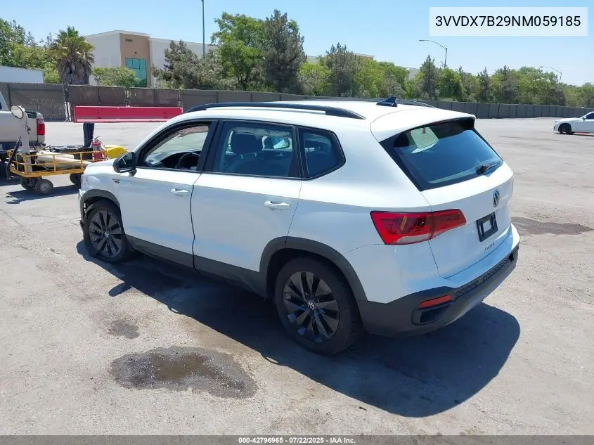 2022 Volkswagen Taos 1.5T S VIN: 3VVDX7B29NM059185 Lot: 42796965
