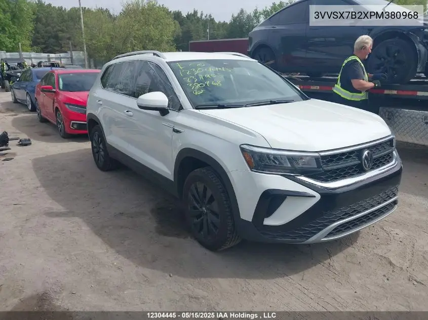2023 Volkswagen Taos Comfortline VIN: 3VVSX7B2XPM380968 Lot: 12304445