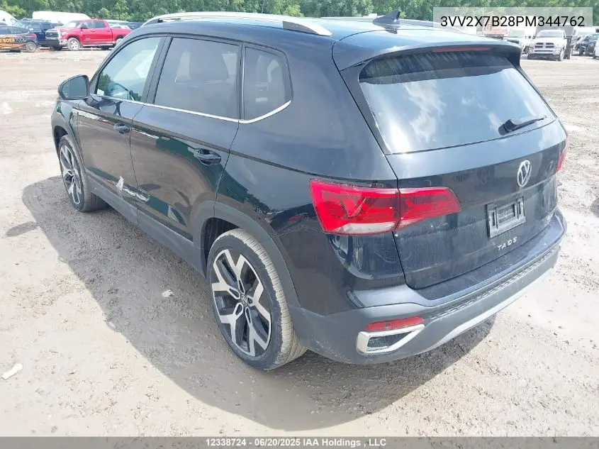 2023 Volkswagen Taos Highline VIN: 3VV2X7B28PM344762 Lot: 12338724