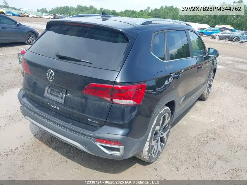 2023 Volkswagen Taos Highline VIN: 3VV2X7B28PM344762 Lot: 12338724