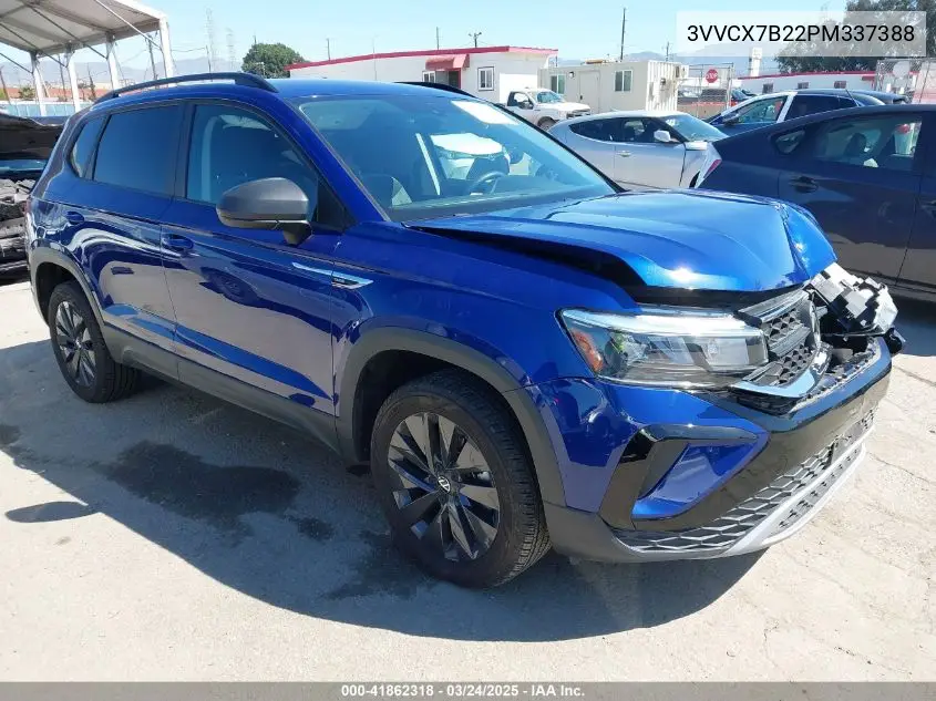 2023 Volkswagen Taos 1.5T S VIN: 3VVCX7B22PM337388 Lot: 41862318