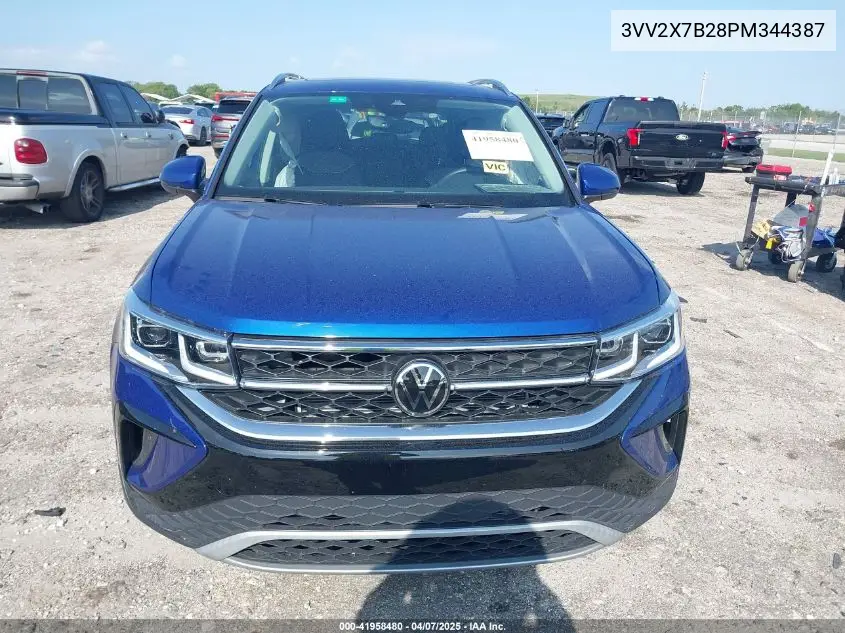 2023 Volkswagen Taos 1.5T Sel VIN: 3VV2X7B28PM344387 Lot: 41958480