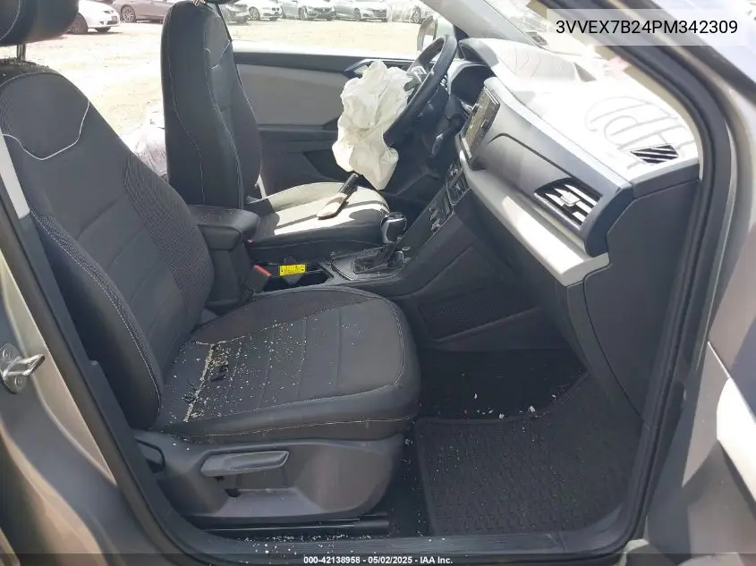 2023 Volkswagen Taos 1.5T Se VIN: 3VVEX7B24PM342309 Lot: 42138958