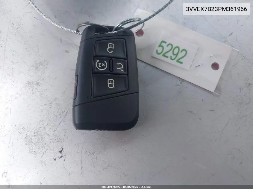 2023 Volkswagen Taos 1.5T Se VIN: 3VVEX7B23PM361966 Lot: 42176727