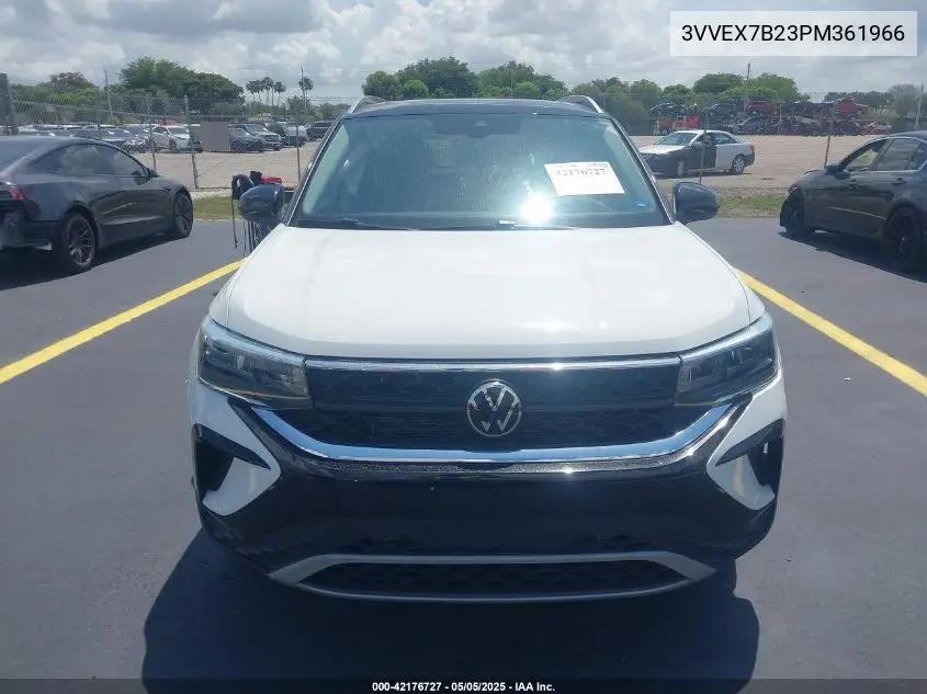 2023 Volkswagen Taos 1.5T Se VIN: 3VVEX7B23PM361966 Lot: 42176727