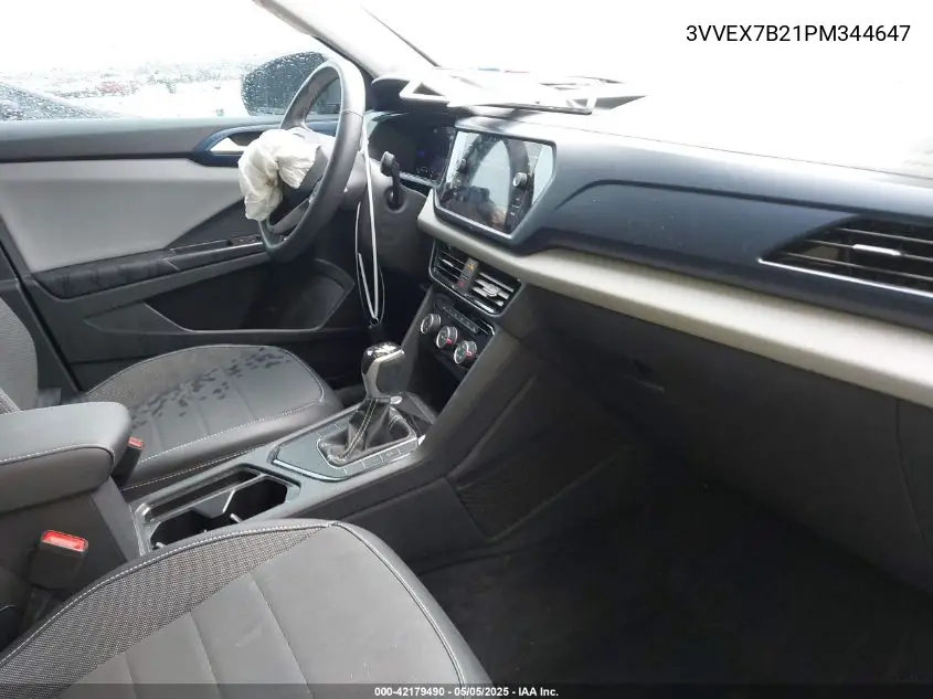 2023 Volkswagen Taos 1.5T Se VIN: 3VVEX7B21PM344647 Lot: 42179490