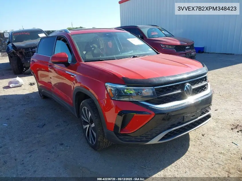 2023 Volkswagen Taos 1.5T Se VIN: 3VVEX7B2XPM348423 Lot: 42236720