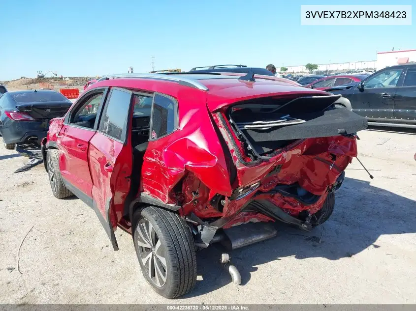 2023 Volkswagen Taos 1.5T Se VIN: 3VVEX7B2XPM348423 Lot: 42236720
