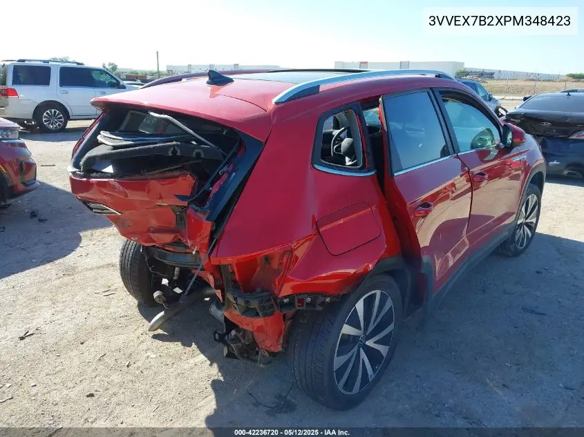 2023 Volkswagen Taos 1.5T Se VIN: 3VVEX7B2XPM348423 Lot: 42236720