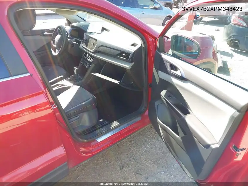 2023 Volkswagen Taos 1.5T Se VIN: 3VVEX7B2XPM348423 Lot: 42236720
