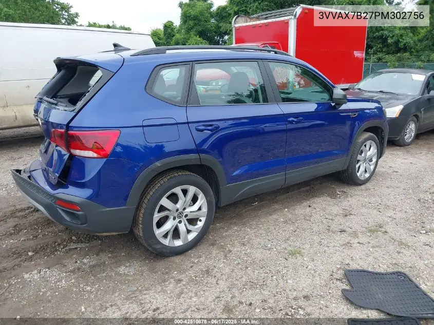 2023 Volkswagen Taos 1.5T S VIN: 3VVAX7B27PM302756 Lot: 42510876