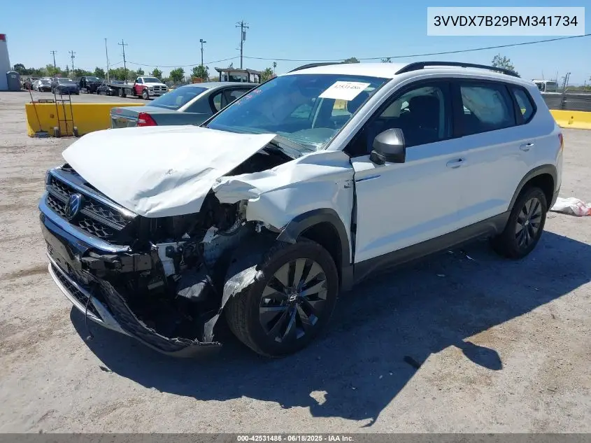 2023 Volkswagen Taos 1.5T S VIN: 3VVDX7B29PM341734 Lot: 42531486