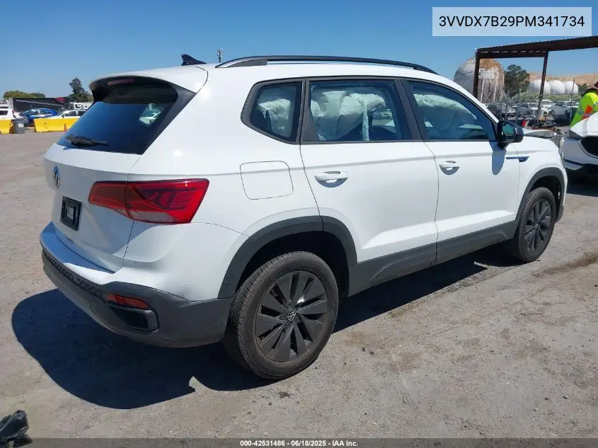 2023 Volkswagen Taos 1.5T S VIN: 3VVDX7B29PM341734 Lot: 42531486