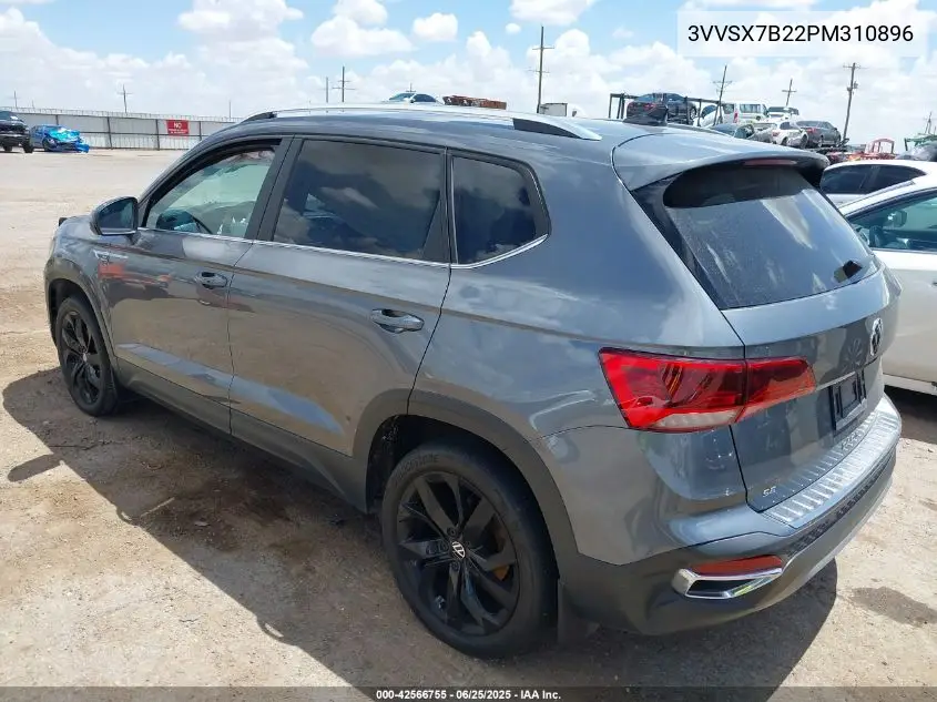 2023 Volkswagen Taos 1.5T Se VIN: 3VVSX7B22PM310896 Lot: 42566755