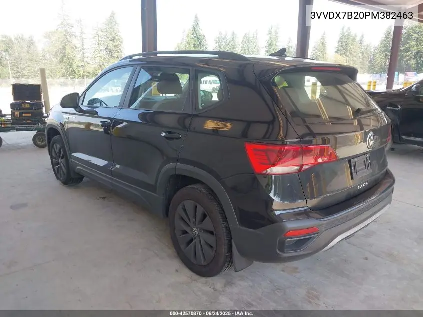 2023 Volkswagen Taos 1.5T S VIN: 3VVDX7B20PM382463 Lot: 42570870