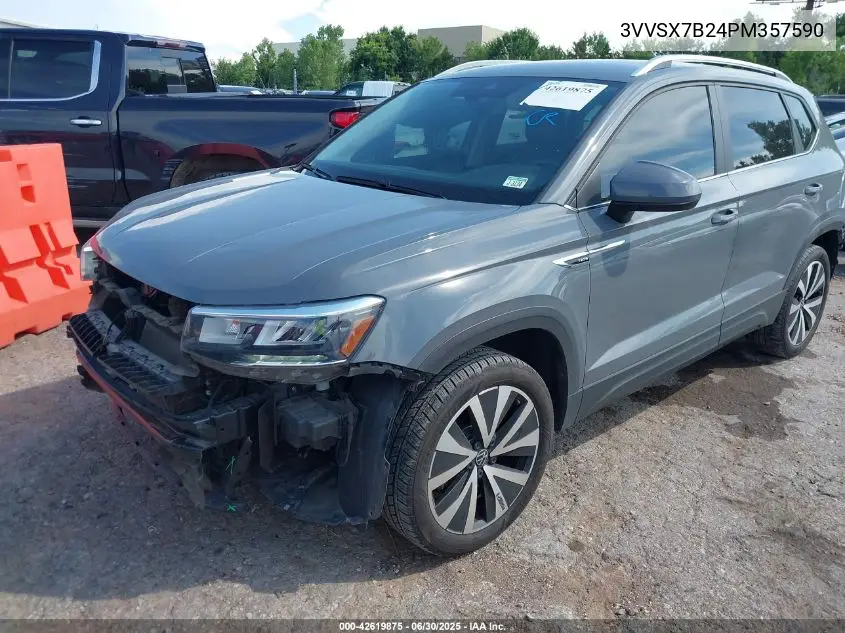 3VVSX7B24PM357590 2023 Volkswagen Taos 1.5T Se