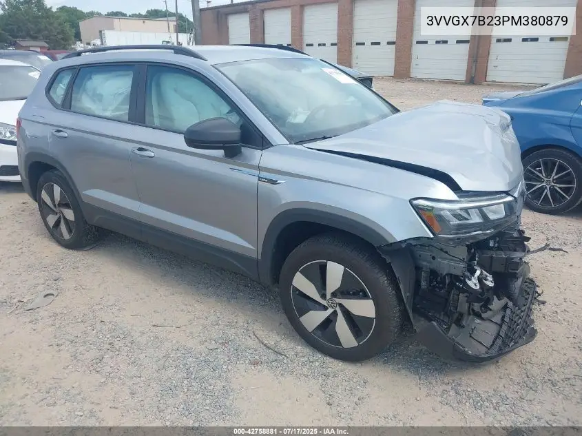 2023 Volkswagen Taos 1.5T S VIN: 3VVGX7B23PM380879 Lot: 42758881