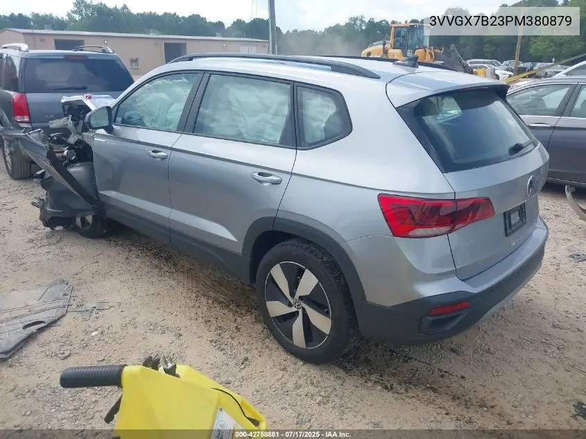 2023 Volkswagen Taos 1.5T S VIN: 3VVGX7B23PM380879 Lot: 42758881