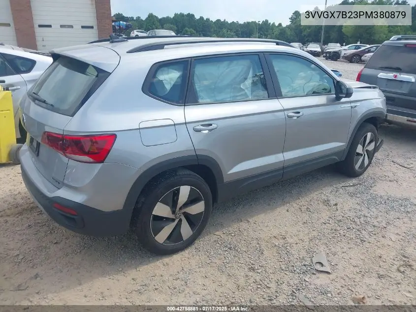 2023 Volkswagen Taos 1.5T S VIN: 3VVGX7B23PM380879 Lot: 42758881
