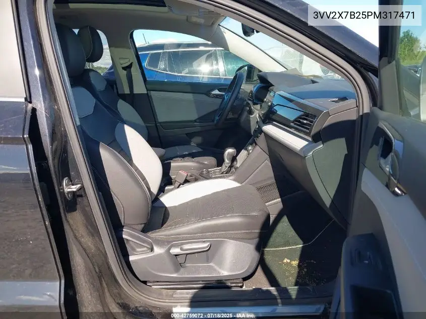 2023 Volkswagen Taos Sel VIN: 3VV2X7B25PM317471 Lot: 42759072