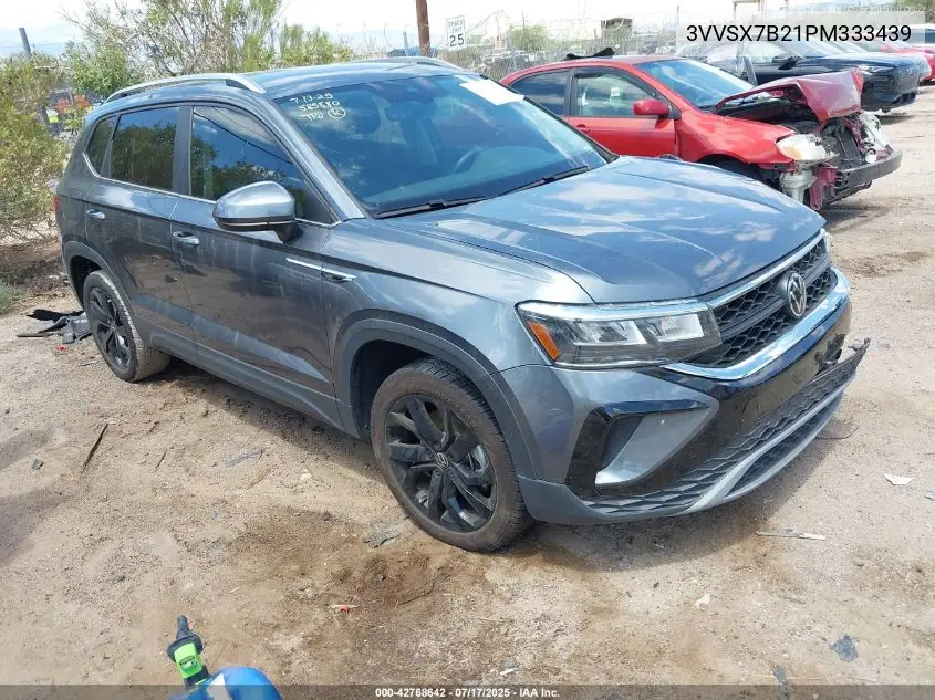 2023 Volkswagen Taos 1.5T Se VIN: 3VVSX7B21PM333439 Lot: 42768642