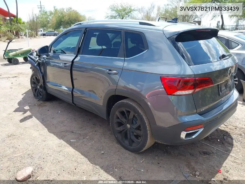 2023 Volkswagen Taos 1.5T Se VIN: 3VVSX7B21PM333439 Lot: 42768642