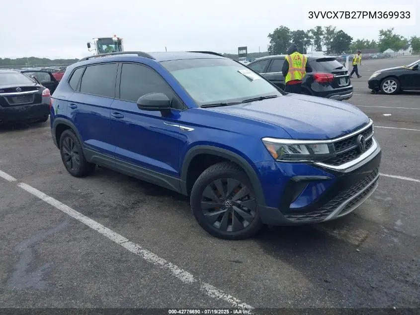 2023 Volkswagen Taos 1.5T S VIN: 3VVCX7B27PM369933 Lot: 42776690