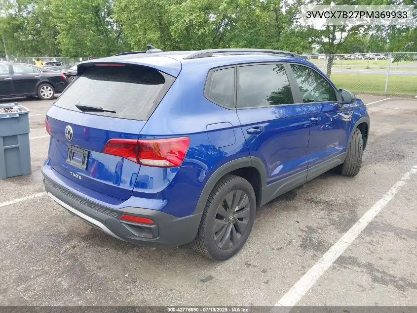 2023 Volkswagen Taos 1.5T S VIN: 3VVCX7B27PM369933 Lot: 42776690
