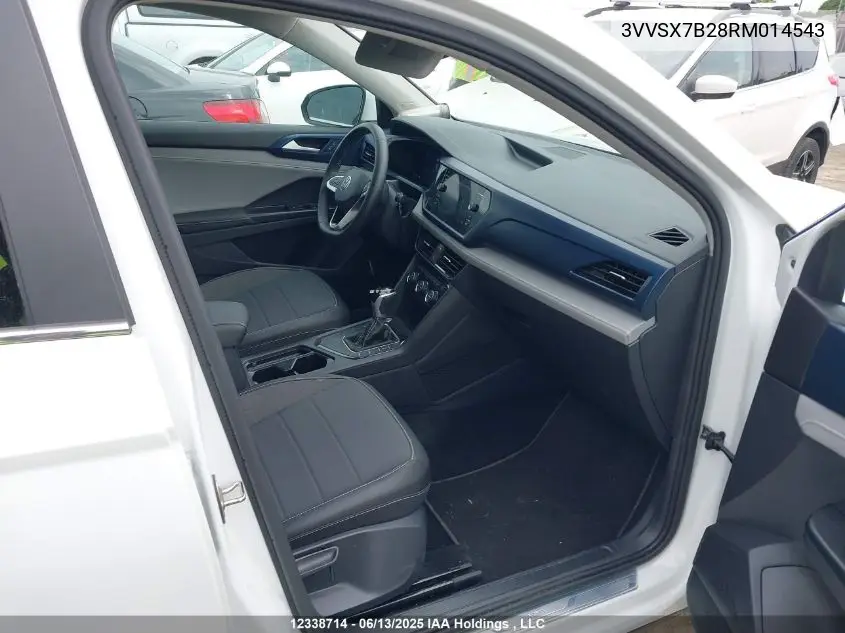 2024 Volkswagen Taos Se VIN: 3VVSX7B28RM014543 Lot: 12338714