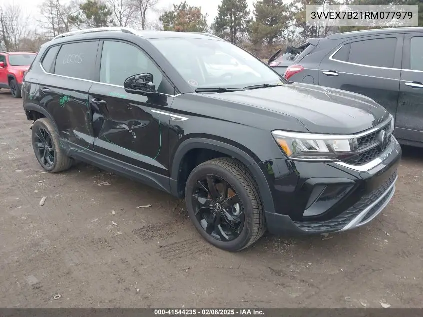2024 Volkswagen Taos 1.5T Se VIN: 3VVEX7B21RM077979 Lot: 41544235