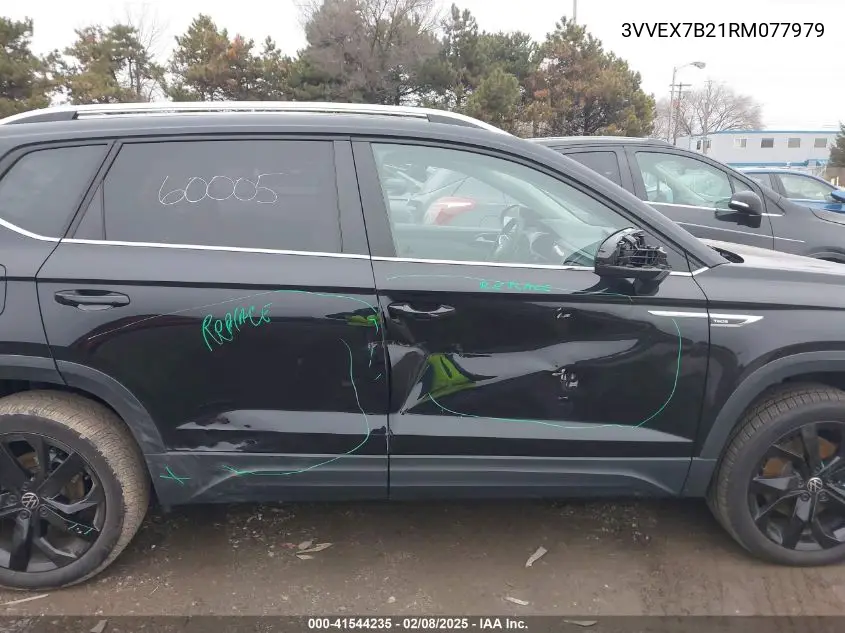 2024 Volkswagen Taos 1.5T Se VIN: 3VVEX7B21RM077979 Lot: 41544235