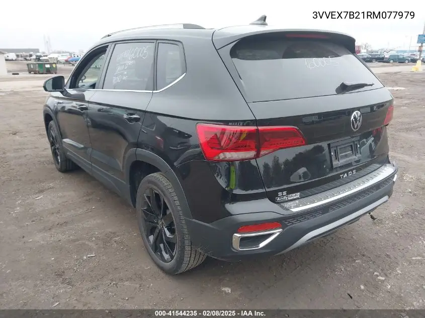 2024 Volkswagen Taos 1.5T Se VIN: 3VVEX7B21RM077979 Lot: 41544235