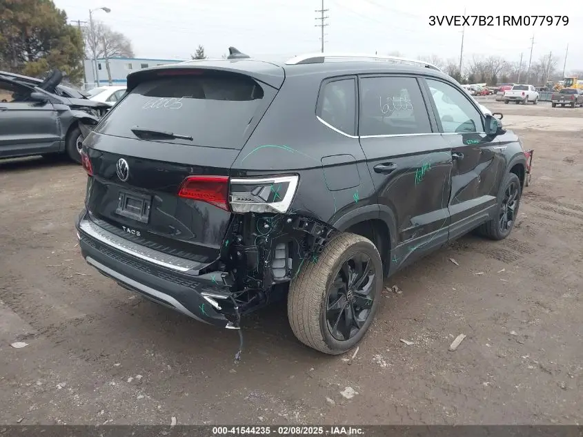 2024 Volkswagen Taos 1.5T Se VIN: 3VVEX7B21RM077979 Lot: 41544235