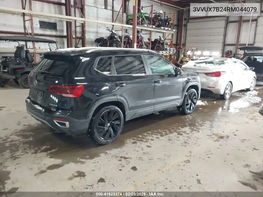 2024 Volkswagen Taos 1.5T Se VIN: 3VVUX7B24RM044079 Lot: 41623374