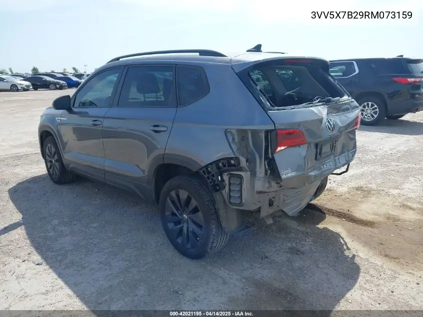 2024 Volkswagen Taos 1.5T S VIN: 3VV5X7B29RM073159 Lot: 42021195