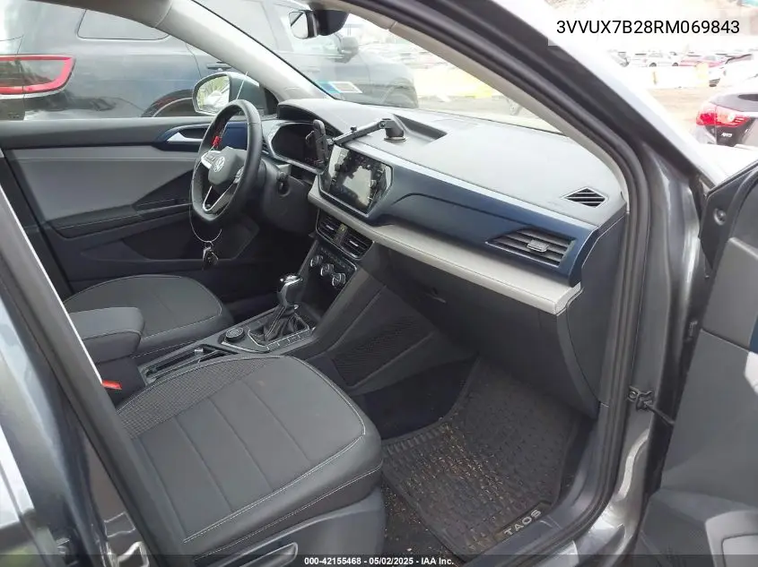 2024 Volkswagen Taos 1.5T Se VIN: 3VVUX7B28RM069843 Lot: 42155468