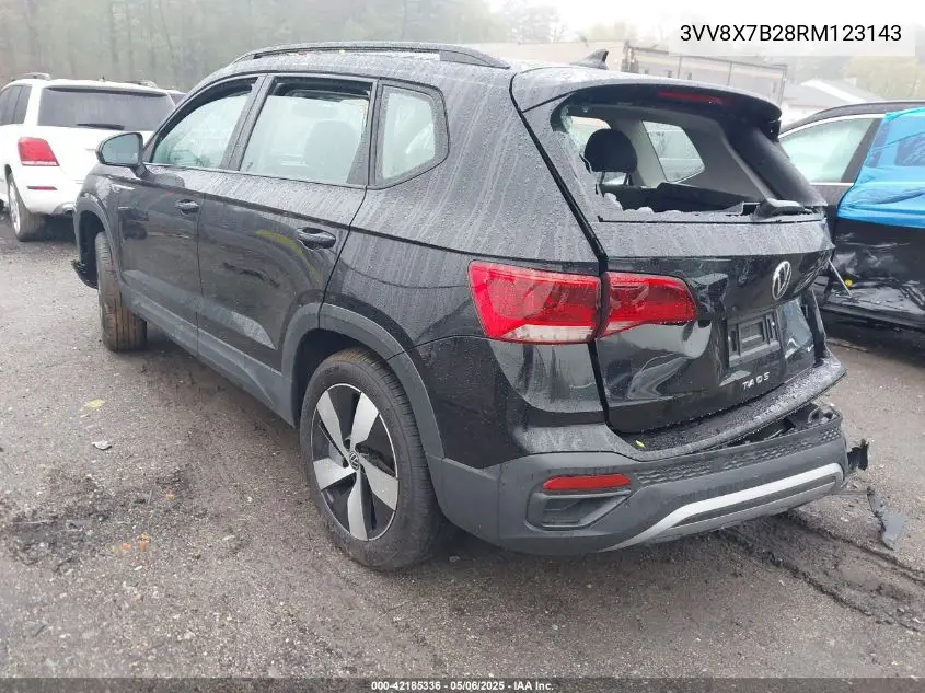 2024 Volkswagen Taos 1.5T S VIN: 3VV8X7B28RM123143 Lot: 42185336