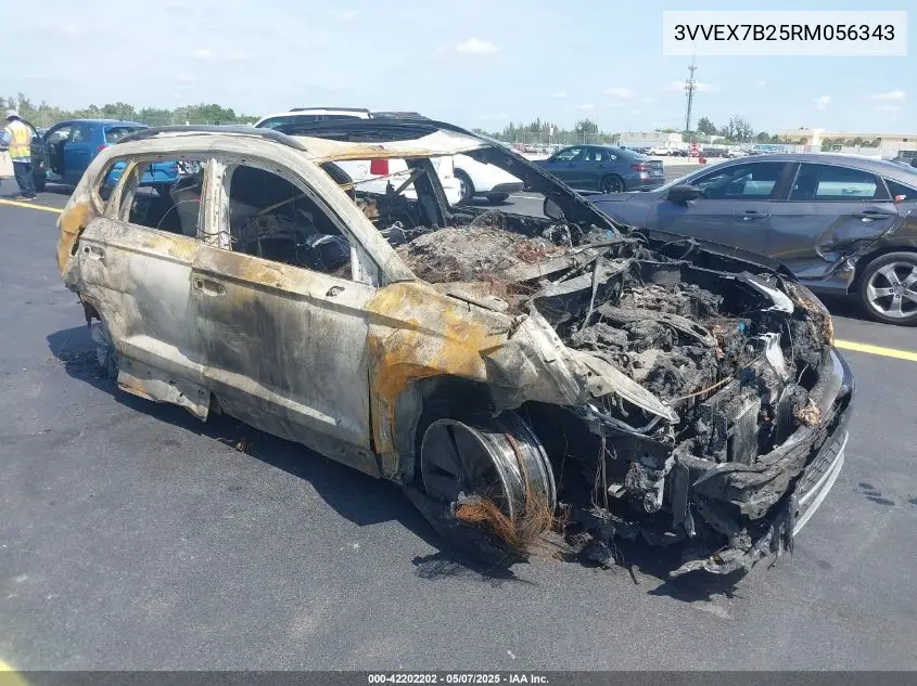 2024 Volkswagen Taos Se VIN: 3VVEX7B25RM056343 Lot: 42202202