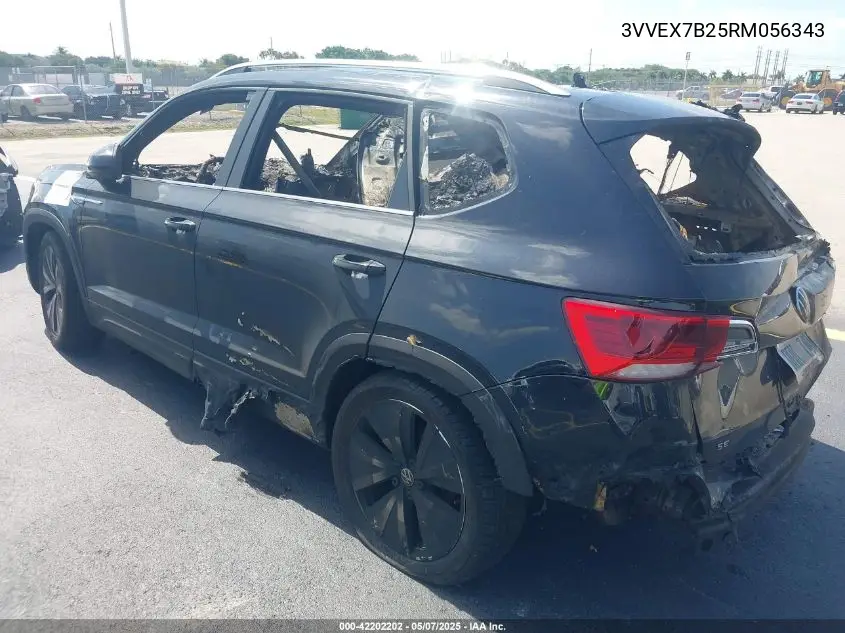 2024 Volkswagen Taos Se VIN: 3VVEX7B25RM056343 Lot: 42202202